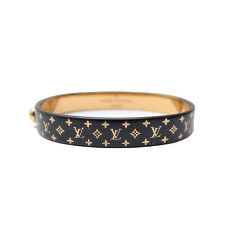 bracelet louis vuitton noir|louis vuitton couple bracelet.